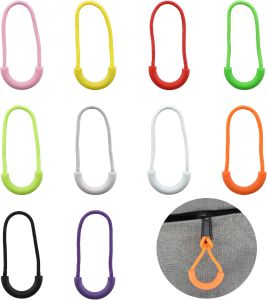 10pcs Mix Color U Shape Cord Zipper Pull Strap Lariat for Clothing Luggage & Bags Durable Zipper Puller Accessories