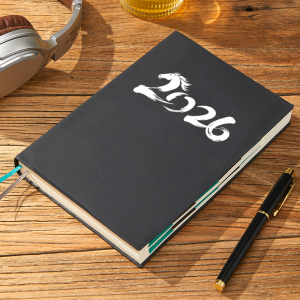 FARAMON | 2026 New Years Edition Business & Student Planner with Thick Paper Customizable Logo & Name Printing