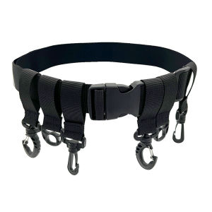 Shawto Fishing Belt Rod Holder Adjustable Fishing Fighting Waist Belt with EVA Padded Great Plastic Material Fighting Belt