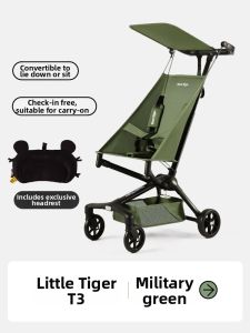 XIAOHUZI | Lightweight Foldable Reclining Baby Stroller