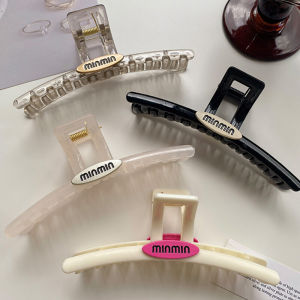 คลิปผมเกาหลี อารมณ์ตัวอักษรผม คลิปหยิกสูง คลิปปลาฉลาม ขนาด ใหญ่ สำหรับผู้หญิง