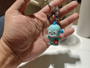 Adorable Han Dun Keychain Japanese Style Ugly Fish Cartoon Pendant Bag Decor Couple Gift Resin Material Creative Festival Supplies