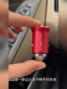 100W Car USB Charger Super Charge / Mini Metal Type-C Port Fast Charging Car Charger / PD+QC 3.0 Car Charger Adapter Compatible with Universal iPhone And Android phone