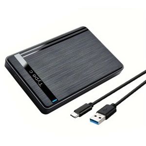 2.5 Inch Enclosure HDD Case SATA to USB 3.0 Type C Adapter Box External Hard Drive 5Gbps HD Portable Storage Device For Laptop