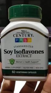 21st Century Soy Isoflavones Extract 60 Vegetarian Capsules Womens Health Support