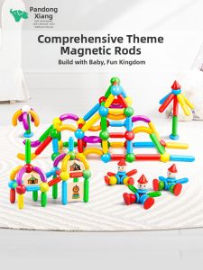 PANDUOXIANG | Magnetic Construction Rods Educational Toy Montessori