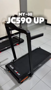 Electric Foldable Walking Pad Treadmill 4.5HP 16km/h Portable Treadmill with Armrest Buttons for Home Workout