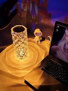 SOKANO SL08 Rose Table Decorative Lamp Deco Light Lamp Lampu Meja Lampu Hiasan USB Charging Gift Acrylic LED RGB Wireless Rechargeable Ikea Deco Night