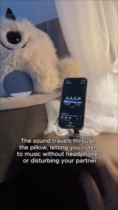 X3pro Under-pillow Sleep Speaker High-fidelity sound Ultra-thin at only 1cm Integrated white noise sleep technology Bluetooth 5.4 Enjoy movies/music/gaming before bed