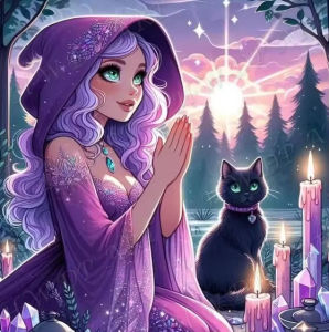 Diamond Painting Witch Picture Square Mosaic Embroidery Halloween Wall Art Diamond Art Full Crystal Home Decor