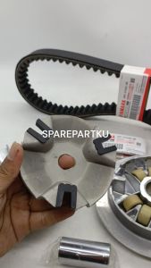 PAKET 3 JENIS ROLLER ASSY + KIPAS ROLLER + VANBEL NMAX NEW/ OLD AEROX 155 LEXI 1