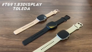 smart watch Xiaomi watch สมาร์ทวอทช์ เชื่อมต่อบลูทูธ 1.83นิ้ว สมาร์ทวอทช์และอุปกรณ์ติดตามสุขภาพ วัดอัตราการเต้นของหัวใจ สําหรับเล่นกีฬา Android IP68 กันน้ำ นาฬิกา โทรได้