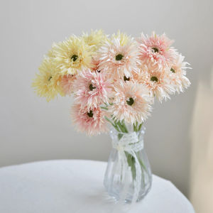 HomeZen Decorative Gerbera Artificial Flowers Non-fading Realistic Flower Arrangement Simulation Gerbera Home Decor