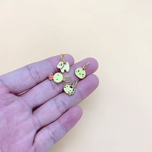 ASIX GOLD 916 Gold DIY Chinese Zodiac Gold Jewelry Beads古法金工艺12生肖3D立体金珠本命年可爱幸运珠