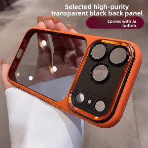 SHUXIE | Anti-Shock Full-Cover Lens Magnetic Transparent Premium iPhone 17 Pro Max Silicone Case