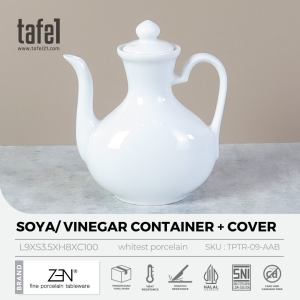 ZEN Tempat Cuka Kecap Asin Keramik / Soya Sauce Vinegar Container 100 ml