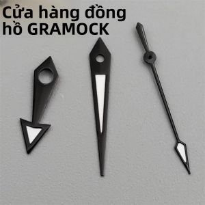 GRAMOCK Đồng Hồ Đeo Tay Màu Xanh Lá Cây Phát Sáng Cho Các Bộ Máy NH34 NH35 NH36 NH37 NH38 NH39 NH70 NH72 Bạc Đen Xanh Vàng Vàng Hồng Tùy Chọn