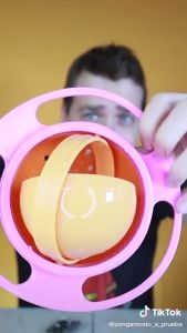 [LOCAL SELLER & FAST DELIVERY] 360 Degree Rotational Baby Bowl Feeding Bowl Anti Spill Bowl Kids and Toddler Snacks Breakfast Lunch Dinner Bowl