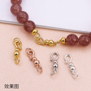 S925 หัวเข็มขัดเงินแท้แบบที่ปรึกษา DIY เครื่องประดับสร้อยคอและข้อมือ หัวเข็มขัดไขว้แบบพิเศษ หัวเข็มขัดเงิน