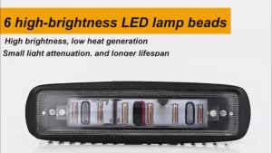 30W LED Forklift Safety Light Blue Warning Lamp Red Zone Danger Area Truck Warning 12V-80V Voltage Range Warehouse