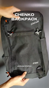 82 Tas Ransel Pria Chenko Tas Sekolah Backpack Kasual Cordura