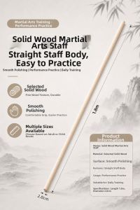 FABX | Flexible Waxwood Tai Chi Long Staff