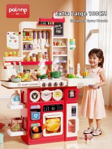 PALONG | Mini Real Cooking Play Kitchen Set Toys For Boys And Girls Aged 3-6