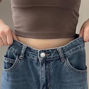 12 Chiếc Kẹp Eo Kim Loại Vô Hình Có Nút Điều Chỉnh Cho Quần Jean Và Quần Áo Khóa Phụ Kiện Thời Trang