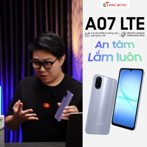 Điện thoại Samsung Galaxy A07 LTE - Hàng chính hãng - Màn hình IPS LCD 6.7 inch Chip MediaTek Helio G99 Pin 5000mAh