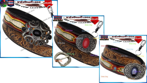 เข็มขัดหนังวัวแท้เย็บขอบสอดงู ซื้อ1ฟรี2 เข็มขัดหนังวัวแท้เย็บขอบ+หัวเข็มขัด แถมฟรีพวงกุญแจ เข็มขัดหนังวัวงานแฮปวี่ เข็มขัดหนังวัวงานแนวคาวบอย เข็มขัดหนังวัวแท้เย็บขอบงานวินเทจ เข็มขัดผู้ชายถอดเปลี่ยนหัวเข็มขัดได้เจาะรูให้ Genuine leather belt