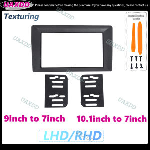 2 Din Car 9 10 inch Frame switch to 7 inch Fascia auto audio Dash Kit Installation Trim Bezel Vehicle radio Android panel Center
