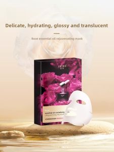 Rose Essential Oil Tightening Skin Revitalizing Mask Hydrating Moisturizing Wrinkle Resistance Brightening Skin Any Skin Type