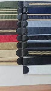 Belts For Man Canvas Belt Width 3.8cm Thickness 4mm Country Style Western Wear Belt Jeans Belts Fashion Belts (No Buckle)