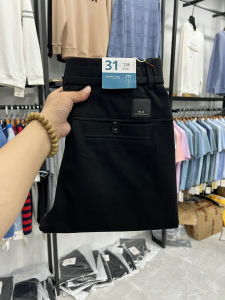 Quần Dài Ống Đứng Dày Cỡ Nhỏ Thường Ngày Có Khóa Kéo Cạp Vừa Mùa Thu Đông Ấm Áp Quần Dài Nam Quần Dài Thường Ngày