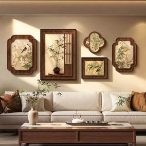 HAIMASHENGKANG | Song Aesthetic Pine Tree Decorative Painting High-class Style