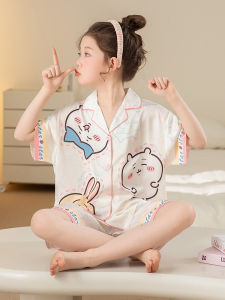QIANSHUIMILU | Đồ Ngủ Hè Nhẹ Nhàng Từ Vải Lụa Băng