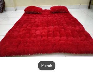 Kasur gender bulu rasfur ukuran p. 175 x l 130 x t 10 free bantal 2 imutt / bajhan bulu rasfur lembut cocok untuk srmua usia