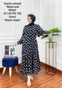 Jumbo Outfit - Monocrom Gamis Rempel Jumbo Handmade Cap