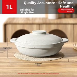 XIANGYOUYOU | Small Heat-Resistant Dry Boil Ceramic Clay Pot for Congee