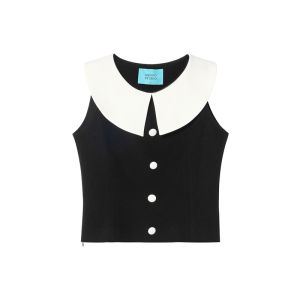 Bộ Áo Khoác Cổ Bẻ Phong Cách Pháp 2 Mảnh