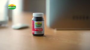 Banner Hi-B With Fish Oil แบนเนอร์ ไฮ-บี ฟิชออยล์ 60 แคปซูล [1 ขวด] AA 5101 สีน้ำเงิน ส่งเสริมการทำงานของระบบประสาทและสมอง