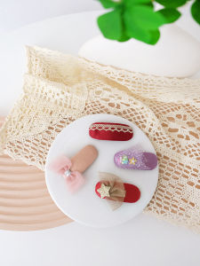 Handmade Original Pink Purple Childrens Hair Clips Sweet Hair Accessories Baby Girl Headwear Birthday Hairpins Bangs Clips BB Clips