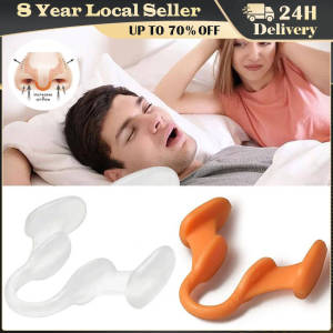 Silicone Anti-Snoring Corrector Stop Prevention Gadget Anti-Snore Device Stop Elimination Nose Clip Anti-Snoring Clip Silicone Anti Snore Snoring Nose Clip Sleeping Aid Apnea Guard Reusable Snoring Device