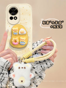 Ultra-Thin Heat Dissipation Huawei Nova13 Phone Case Soft Silicone Full Cover Mirror Protection Kitty Cat Design Fingerprint Resistant