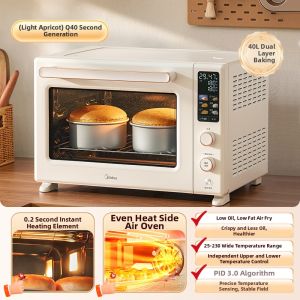 Midea | Dual-Heat Source Easy-View Large-Capacity Oven No-Flip Function