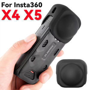 Lens Cap for Insta360 X5 X4 Protector Cover Accessories Insta 360 X4 Camera Anti-dust Anti-scratch Silicone Lens Protective Case