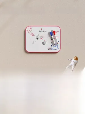 Portable Desktop Magnetic Whiteboard Teaching Office Writing Board Message Memo Reminder Plan Board Handheld Stand Style