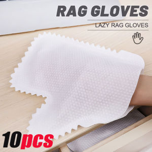 2/10Pcs Lazy rag gloves cleaning non-woven anti-static keyboard cleaning rag disposable housework dust Cleaning Glove