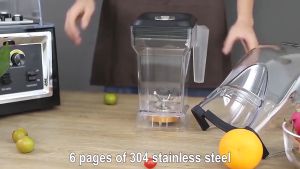 Okino 8001 Commercial Blender with Sound Shield / Sound Proof Cover - 1500W/2000ml