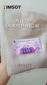 (72HR Fragrance Release) TIMSOT DIY Laundry Liquid 10L Yield Easy Mix Formula Soap Negosyo Kit Doble Kita